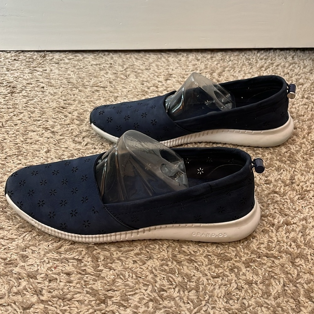 Cole Haan Studio Grand Slip On Perforated Loafer Flats - Size 9